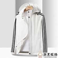 衝鋒衣外套男港風韓版情侶印花連帽戶外登山服防風防水百搭男女中性棒球服外套飛行夾克天天精選 歷史價格詳細信息