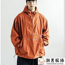 日系衝鋒衣 半拉鍊衝鋒夾克 軍事戰術山系機能外套 輕薄風美式復古日系寬鬆連帽衣 夾克男 歷史價格詳細信息