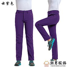 衝鋒衣褲戶外軟殼衝鋒褲男款加絨加厚保暖防水防風衝鋒衣褲登山褲-品爵男装 歷史價格詳細信息