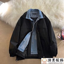 美式ibe潮牌衝鋒衣外套男春秋款日係寬鬆機能風工裝夾克-潮男服飾 歷史價格詳細信息