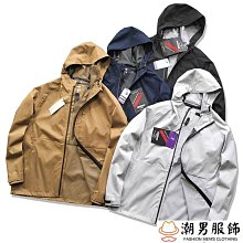 男士休閒外套 運動 夾克外套 男生衣服 防風衣 防水衣春秋新款運動休閒夾克男外套青少年連帽緊身茄克寬鬆風衣韓版上衣-潮男服飾 歷史價格詳細信息