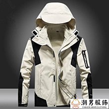 衝鋒衣男女三合一可拆卸防風防水加絨戶外潮牌外套滑雪服定製LOGO 歷史價格詳細信息