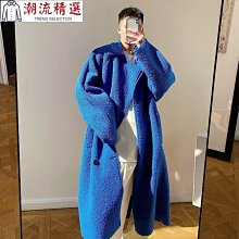 精選克萊因藍毛衣男春秋款日系復古慵懶風寬松情侶針織ins潮秋冬加厚-潮男服飾 歷史價格詳細信息