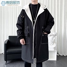 【熱賣精選】風衣 中長款風衣 風衣外套男 韓版 修身外套 秋冬季中長款風衣男休閑加厚呢子大衣韓版潮流英倫風毛呢潮牌外 歷史價格詳細信息