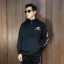 美國百分百【全新真品】NEW BALANCE 紐巴倫 衝鋒衣 連帽 男款 NB 半拉式上衣 logo 黑色 CT20 價格比較,價格查詢,歷史價格詳細信息