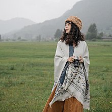 披肩 仿羊絨斗蓬-波浪條紋雙面包邊女圍巾5色73we35[獨家進口][米蘭精品] 歷史價格詳細信息