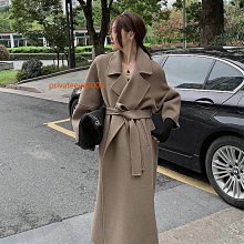 毛呢 外套 羊毛 大衣-雙面羊絨長款翻領女外套2色74be29[獨家進口][米蘭精品] 歷史價格詳細信息