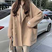 呢子大衣 毛呢外套 冬裝外套 款赫本風爆款小個子韓系高級感 風衣 保暖外套 羊毛外套 歷史價格詳細信息