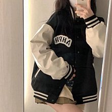 毛外套女 長版風衣 加厚 棒球服 松學生棒球服女秋冬原宿風百搭薄款夾克加絨加厚外套潮 價格比較,價格查詢,歷史價格詳細信息