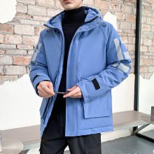 羽絨服男潮牌運動沖鋒衣加厚派克服加肥加大碼胖子工裝外套-名流 歷史價格詳細信息