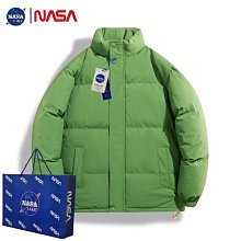 棉服NASA冬季立領雙面穿羽絨棉服男女款羊羔絨上衣潮牌情侶保暖外套 歷史價格詳細信息
