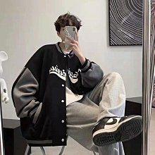 美式棒球外套情侶高街vintage夾克 寬鬆情侶百搭外套 歷史價格詳細信息