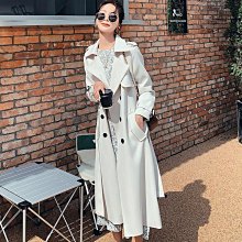 修身顯瘦大衣 中長版外套 秋冬外套 風衣女中長款2022春秋新款韓版大碼小個子流行 歷史價格詳細信息
