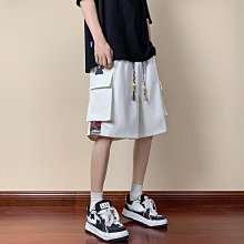 美式寬鬆五分褲男夏季日系復古cityboy休閒直筒工裝短褲五分褲 歷史價格詳細信息