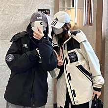 拼接無帽衝鋒衣休閒ins夾克衫風外套男潮流侶防晒衣-z真男人專賣店 歷史價格詳細信息