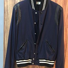 YSL Saint Laurent Paris 皮領短袖深藍Polo衫 歷史價格詳細信息