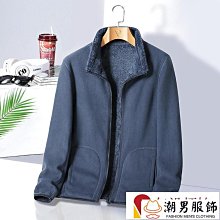 抓絨衣男搖粒絨外套上衣春秋冬裝加厚夾克開衫連帽衛衣男潮外衣服-潮男服飾 歷史價格詳細信息