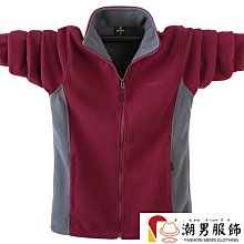 搖粒絨夾克男士衛衣男秋冬立領柔軟加絨保暖青年抓絨衣內膽外套  13237-潮男服飾 歷史價格詳細信息