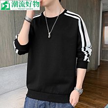20春秋新款圓領衛衣男士刺繡運動衛衣寬鬆上衣男裝套頭衫潮-潮流好物 歷史價格詳細信息