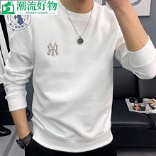 新品 新品 男士長袖T恤 秋冬季刺繡拼皮韓流站男ins潮牌休閒立領高圓領拉鍊大學T寬鬆外套   秋季 長袖大學T 連帽~ 歷史價格詳細信息