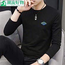男裝 男生衣服  男士上衣 男長袖上衣 t恤 男裝  圓領男套頭衛衣 薄長袖 衣服  t恤 打底衫 韓版潮流虎虎男 歷史價格詳細信息