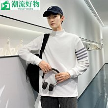 長袖T恤男 四色入M4XL韓版大學T 長袖衛衣男 圓領寬鬆套頭上衣 學院風上衣 秋季男生上衣 休閒上衣 打底衫男強推 歷史價格詳細信息