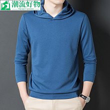 男士長袖上衣 男士打底衫曼茨帛春秋新款長袖圓領t恤男士華夫格休閑衛衣男中青年百搭上衣-潮流好物 歷史價格詳細信息