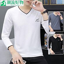 男士上衣 秋冬打底衫男男士長袖t恤春秋季20新款ins潮牌男裝衣服秋冬加絨寬松圓領衛衣-潮流好物 歷史價格詳細信息