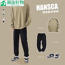 男士上衣 男士打底衫 長袖上衣男DUKEEN230g重磅純棉t恤男長袖美式圓領衛衣白色正肩內搭打底衫女-潮流好物 歷史價格詳細信息