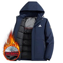 Adidas 愛迪達連帽棉衣 冬季羽絨棉服加棉加厚保暖麵包服黑色白色連帽防風防寒外套鋪棉外套 歷史價格詳細信息