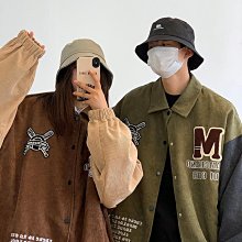 棒球服情侶裝夾克男女同款長袖2021春秋潮流立領港風拼接韓版外套 歷史價格詳細信息