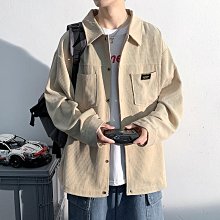 男外套 日系 燈芯絨外套 春秋季ins 潮牌 男裝 上衣 衣服 男生外套 百搭 寬鬆 上衣 夾克男 歷史價格詳細信息