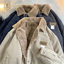 羔羊毛鋪棉外套男 2色M-3XL 痞帥機車棉服 冬季情侶翻領外套 歷史價格詳細信息