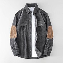 美式復古燈芯絨襯衫男 日系大尺碼寬鬆休閒襯衫 秋冬季素色百搭休閒工裝襯衫 長袖襯衫外套男天天精選 歷史價格詳細信息