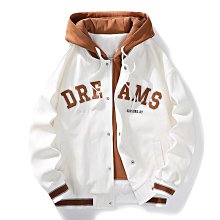 假兩件連帽保暖棉衣  M-3XL韓版寬鬆PU皮外套  情侶oversize加厚棉服外套【逆主流】 歷史價格詳細信息