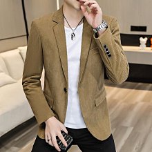 燈芯絨休閒西裝外套 寬鬆男外套韓版外套 百搭西服夾克外套 潮流時尚男士外套 休閒男生外套男裝全新-潮男服飾 歷史價格詳細信息