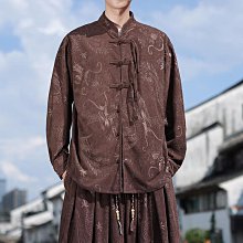 麻襯衫男 長袖日系男士襯衫 長袖襯衫 男士白襯衫 中國風男裝襯衣  寬鬆大碼男士薄外套 棉麻休閒上衣 港風襯衣-潮男服飾 歷史價格詳細信息