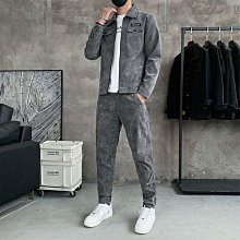 男士運動休閒套裝拼色運動服秋冬2件套抓絨大學T+棉褲外貿男士套裝新款男女同款秋冬大學T  保暖大學T外貿羊絨套裝 歷史價格詳細信息