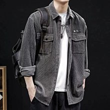 春秋季工裝休閒上衣服男棒球領復古夾克 韓版立領防風拉鍊刷毛保暖外套 男生燈芯絨外套 歷史價格詳細信息