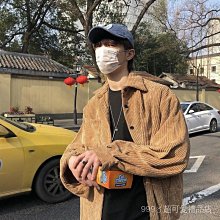 燈芯絨長袖襯衫 韓版上衣 襯衫外套男 寬鬆休閒復古襯衫 立領男生純棉外套 大尺碼襯衫 薄外套 男生休閒外套 歷史價格詳細信息