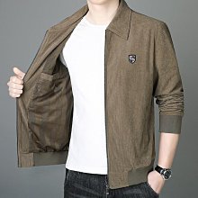 男士夾剋薄款外套中年商務翻領夾克男休閒春秋夾克衫男爸爸裝 男生外套 薄外套 韓版外套 修身休閒外套 軍風外套-潮男服飾 歷史價格詳細信息