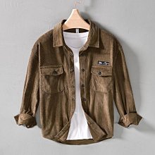 燈芯絨襯衫 正韓 韓國大地色口袋垂墜感 休閒長袖襯衫【PA88201】Doppler 現貨＋預購 歷史價格詳細信息