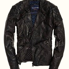 極度乾燥 superdry Scrambler leather jacket 高價款 野牛皮 騎士 真皮 皮衣 外套 黑SML現貨 lewis schott 歷史價格詳細信息