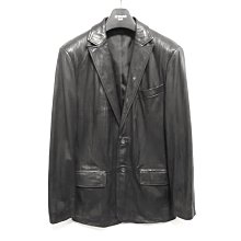 【TOKYO精品】日本品牌MEN,S MELROSE 頂級超窄版小立領百褡型男柔軟羊皮騎士皮衣 歷史價格詳細信息