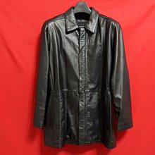 【全面優惠價】日本品牌JUN MEN  頂級高檔柔軟羊皮簡約素面百褡紳士大衣 真皮 歷史價格詳細信息