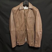 【嚴選名品】日本品牌SOUK   頂級型男山羊皮立領俐落騎士皮衣  真皮 歷史價格詳細信息