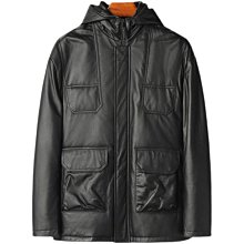 【型男會社】1021 HNAT 冬季男士大衣外套連帽皮毛皮草一體中長款 歷史價格詳細信息