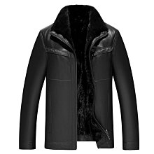 【型男會社】1021 HNAT BJ89KC011秋冬男士翻領短款外套真皮綿羊皮休閑皮衣男皮夾克 歷史價格詳細信息