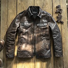 新品 超帥歐美男裝 XPJ 冬季短款羽絨綿羊皮馬甲修身做舊連帽居家皮衣 可開發票 歷史價格詳細信息