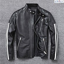 【熱賣精選】真皮皮衣男頭層牛皮立領皮夾克男士真皮外套秋冬新款機車單皮休閒帥氣男裝 歷史價格詳細信息